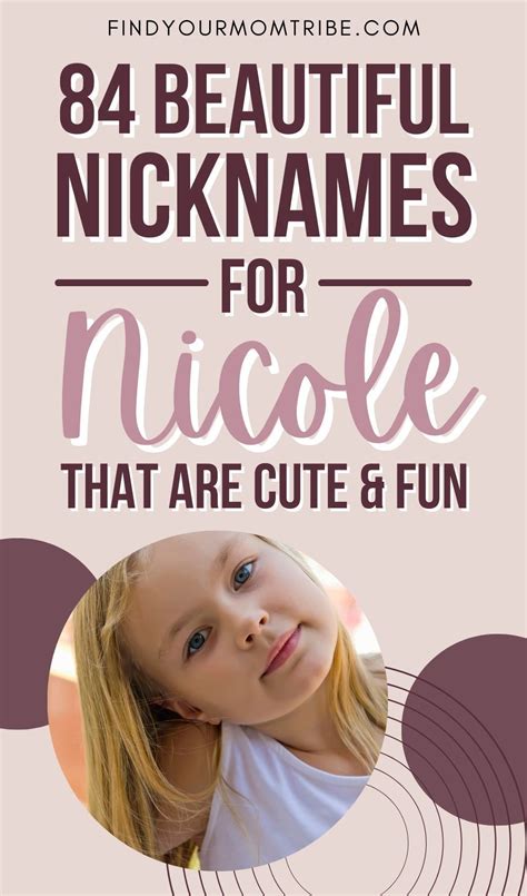 84 Beautiful Nicknames For Nicole That Are Cute And。